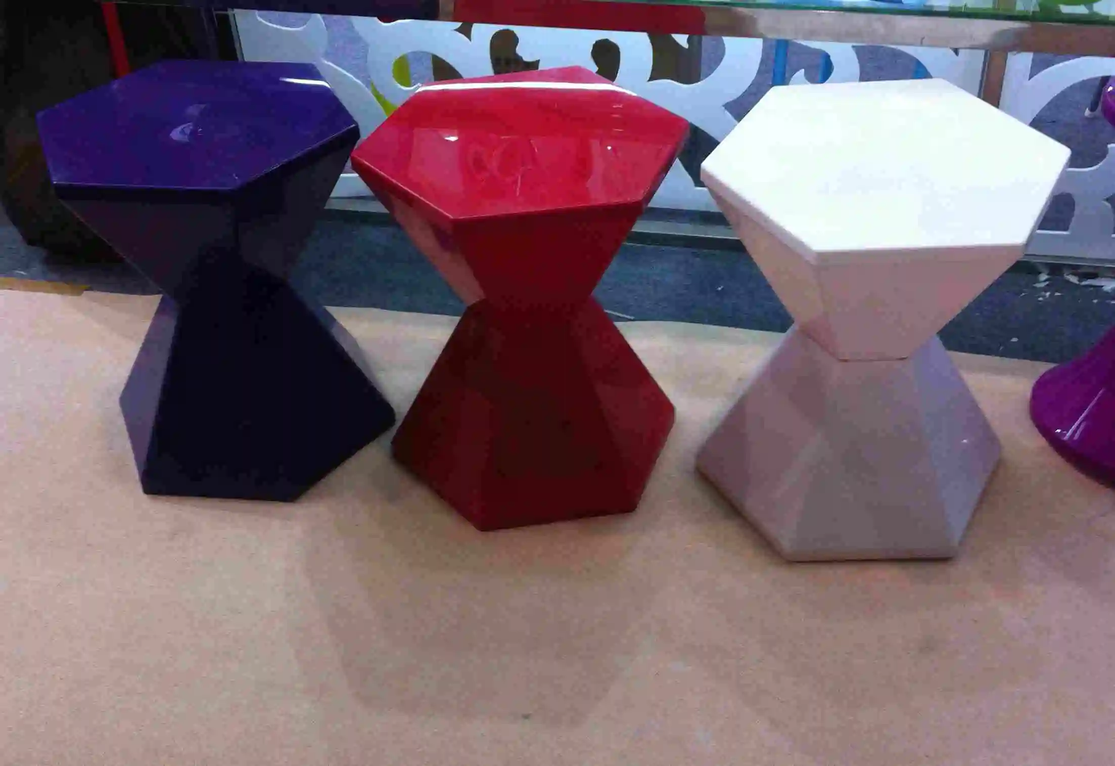 
Colorful Plastic Detachable Stool Retractable Stool 