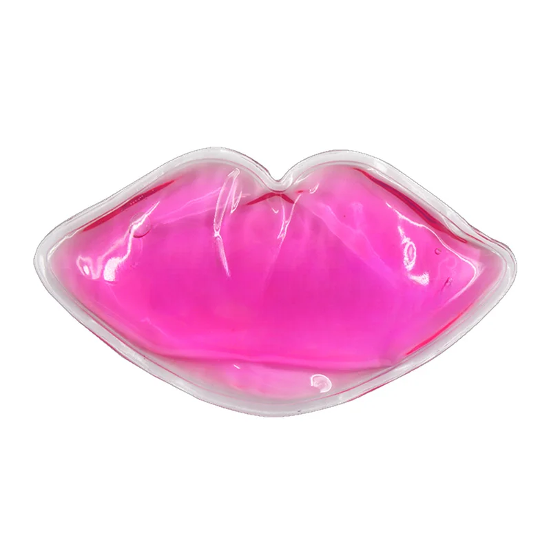 Custom Small Cool Lips Gel Pad Hot Cold For Lip Surgery Swelling Coolers Lip Ice Gel Pack