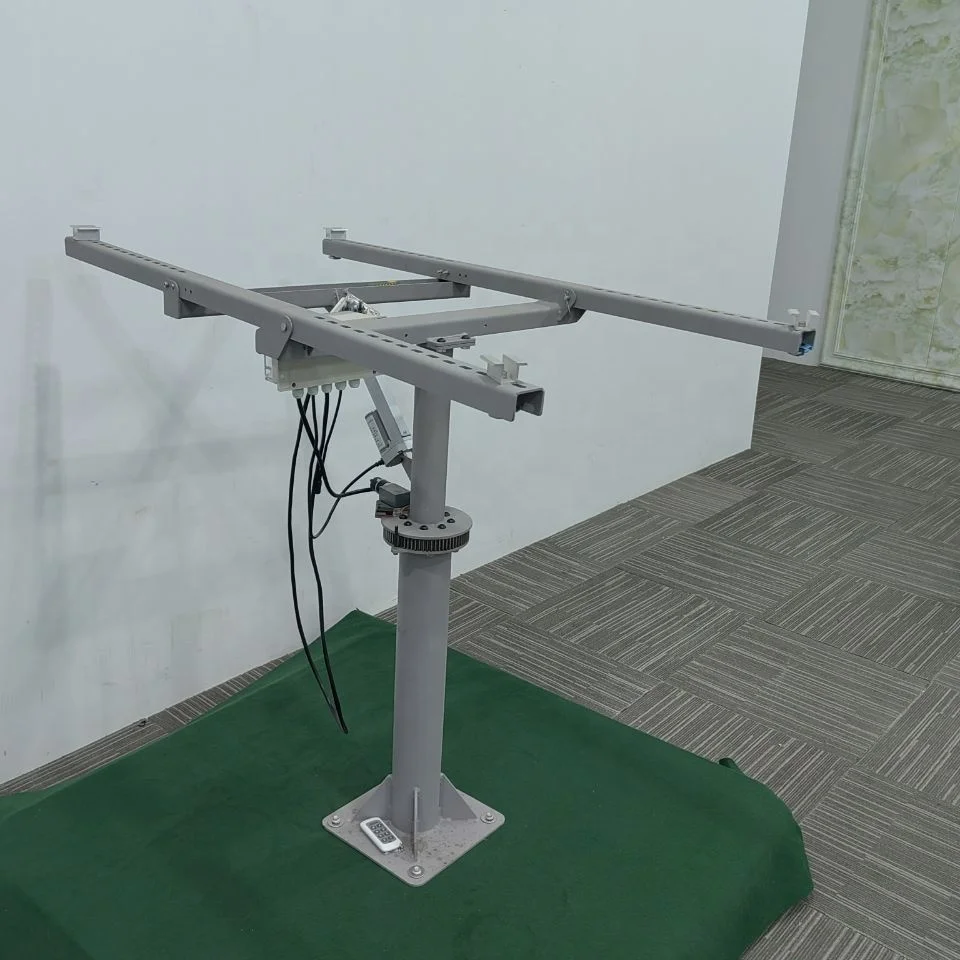 Single Axis Pv Solar Tracking System For Solar Ground Mounting System Structure