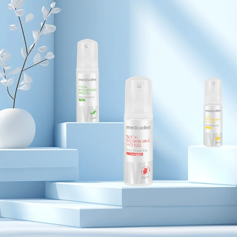 OEM Wholesale Non Fluoride Mouth Odor Removal Toothpaste Mousse Pasta De Dientes Spearmint Organic Toothpaste