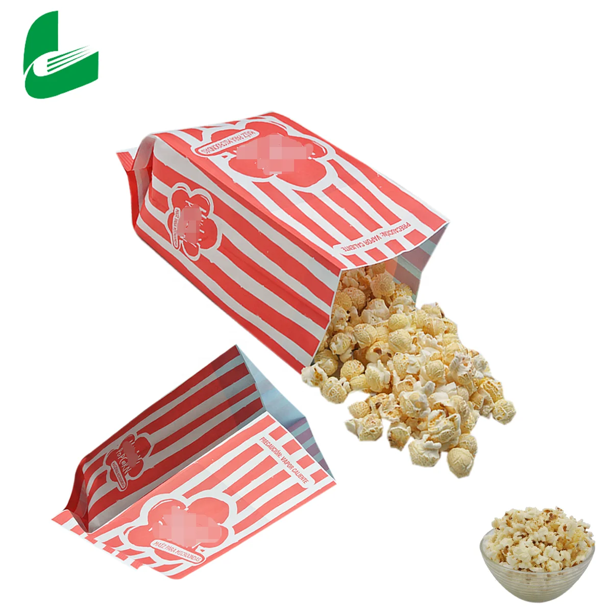 Custom Huafeng oil-proof microwave popcorn paper bags