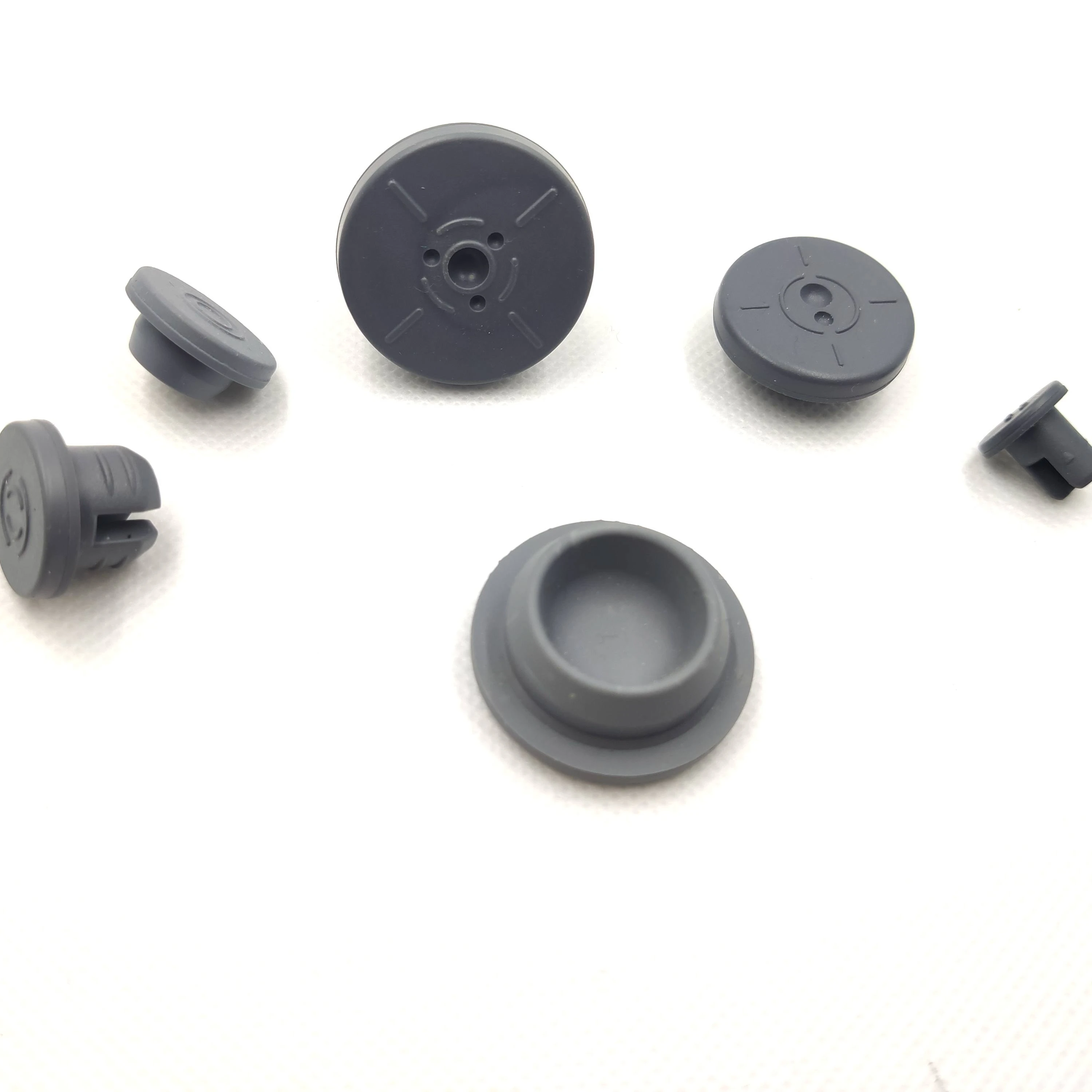 butyl rubber stopper for injection glass vial 10ml 20ml 50ml 100ml 150ml