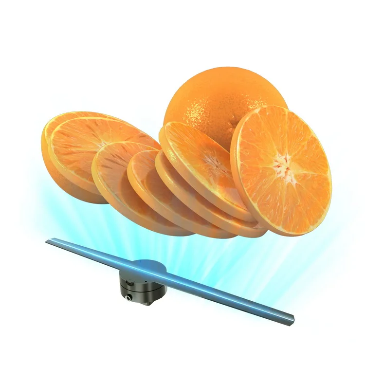 Wiikk 42cm Hot 3d Holographic Display Hologram Fan 20000 Hours Video : Mp4 1600 Cdm CE Rohs CN;GUA 24W Z1