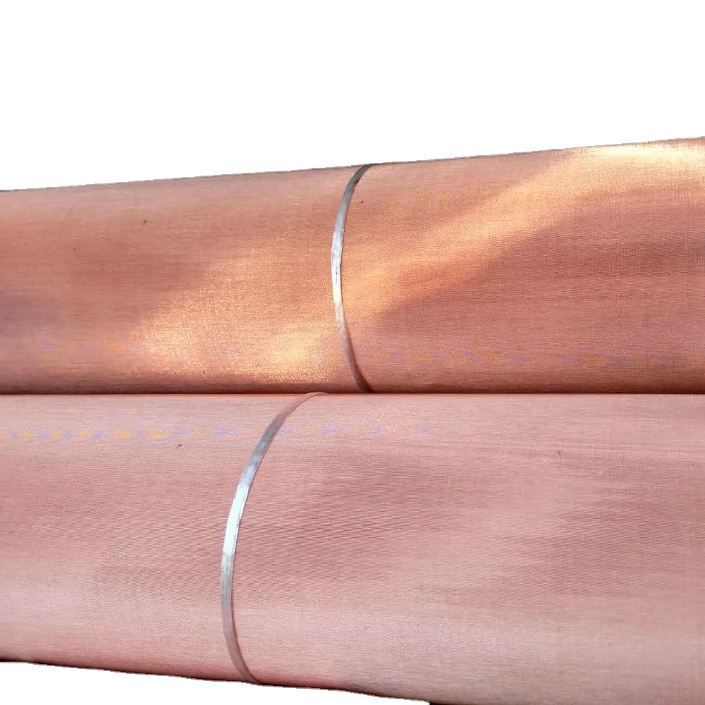 Китайский поставщик, ткань из красной меди, плетеная сетка, медный экран