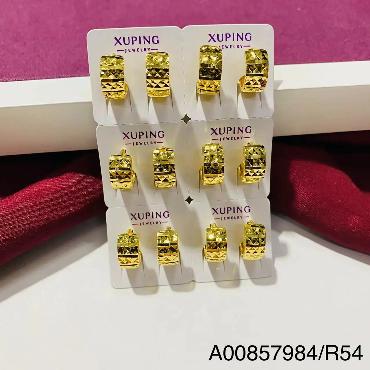 212 xuping jewelry Factory Wholesale Free Shipping Free Sample Multi Style 24k Gold Plated Hoop Earrings