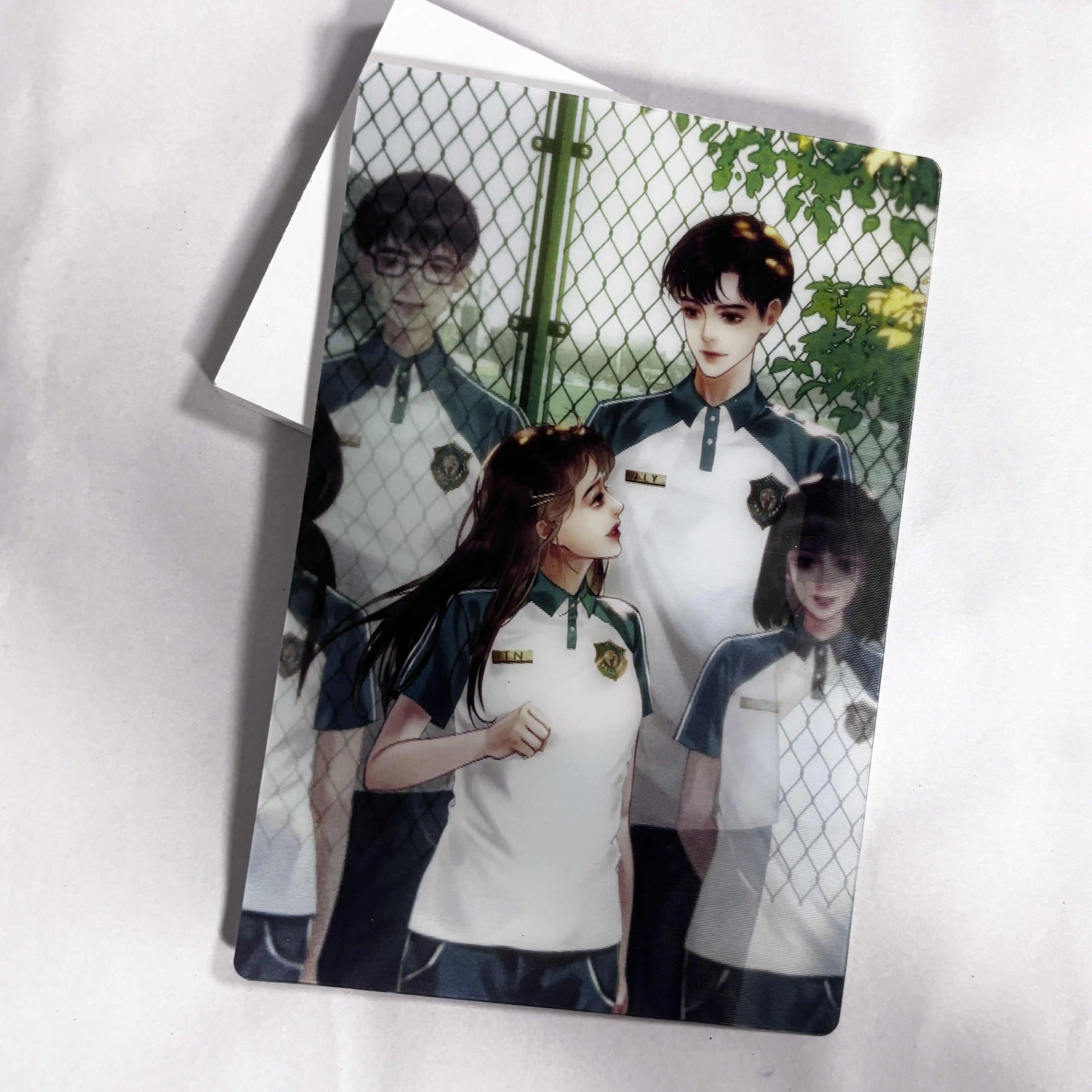 3D Lenticular Card Custom Size PET PP PVC Plastic Card with Different Materials And Changing Ways Accept 2 Change Or more