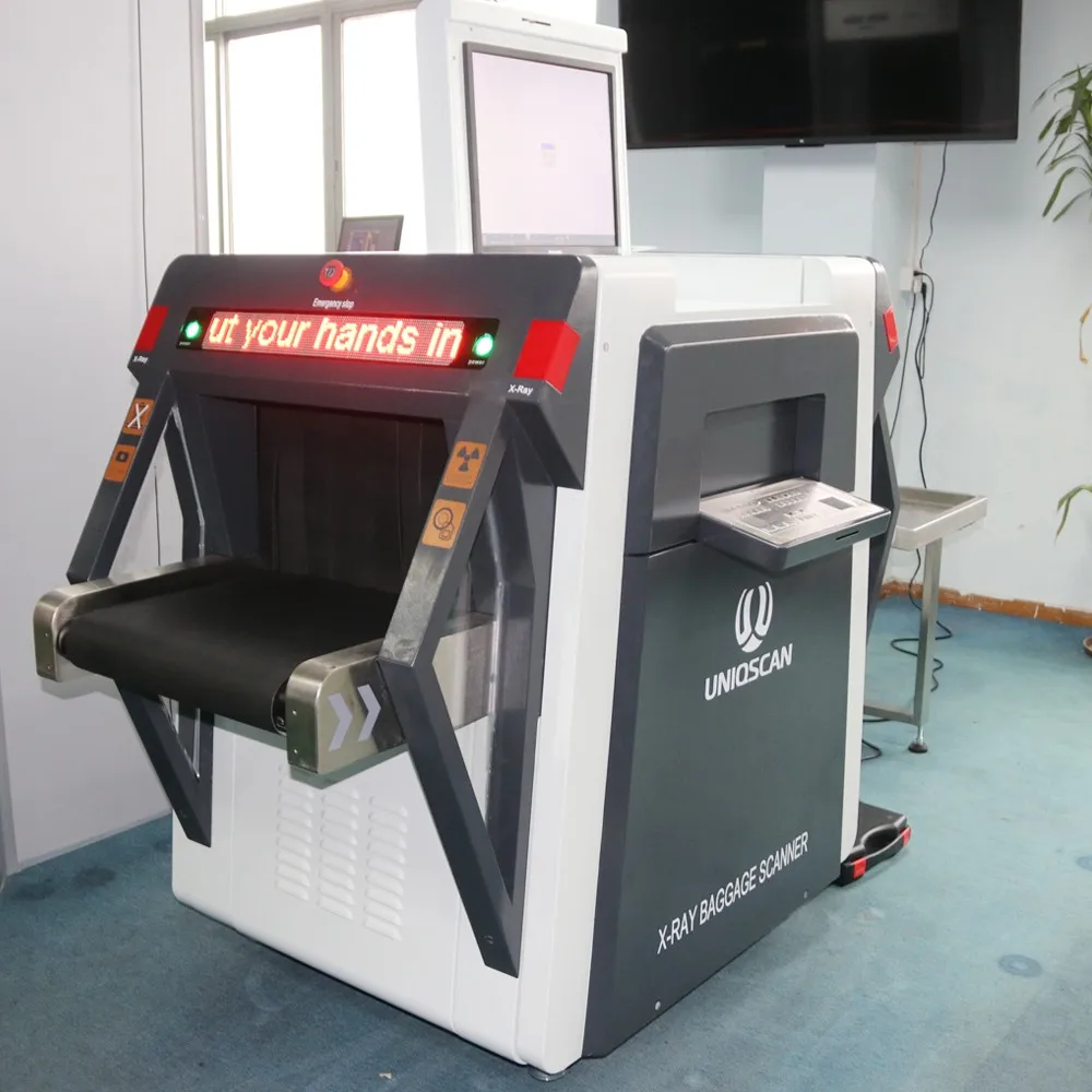 Уникальный внешний вид бренда UNIQSCAN SF5030C рентгеновский сканер безопасности багажа система контроля доступа с длинным светодиодным