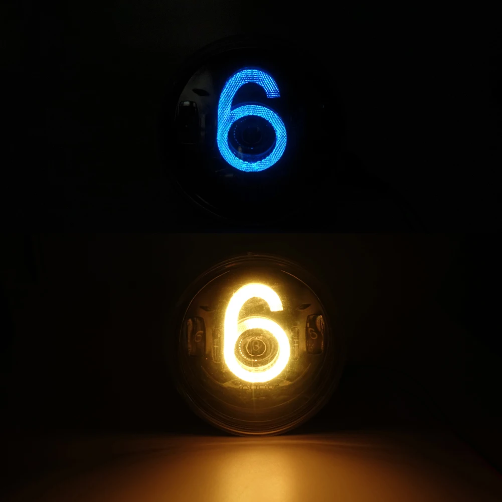 Tri-color Carbon Fiber Hi-Lo Beam Dynamic Sequential LED Motorcycle Headlight For Vespa GTV 6 Sei Giorni