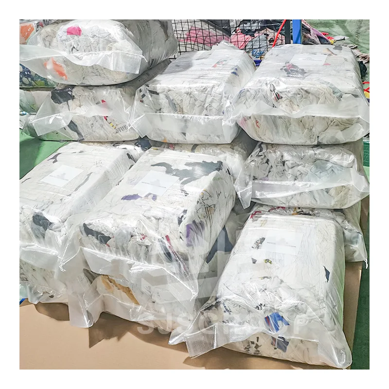 IMPA 232906 Absorb Water Printed White Clean Rag cutting used clothes Cleaning Rags White T Shirt rags