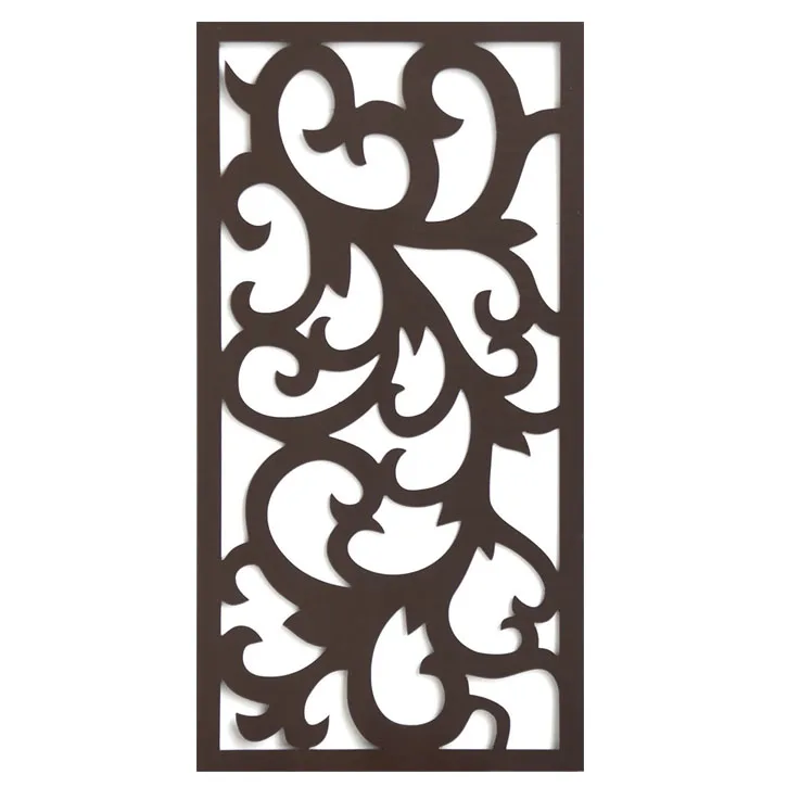 Бессвинцовый Анти-ультрафиолетовый WPC CNC наружные экраны уединения забор экран для украшения