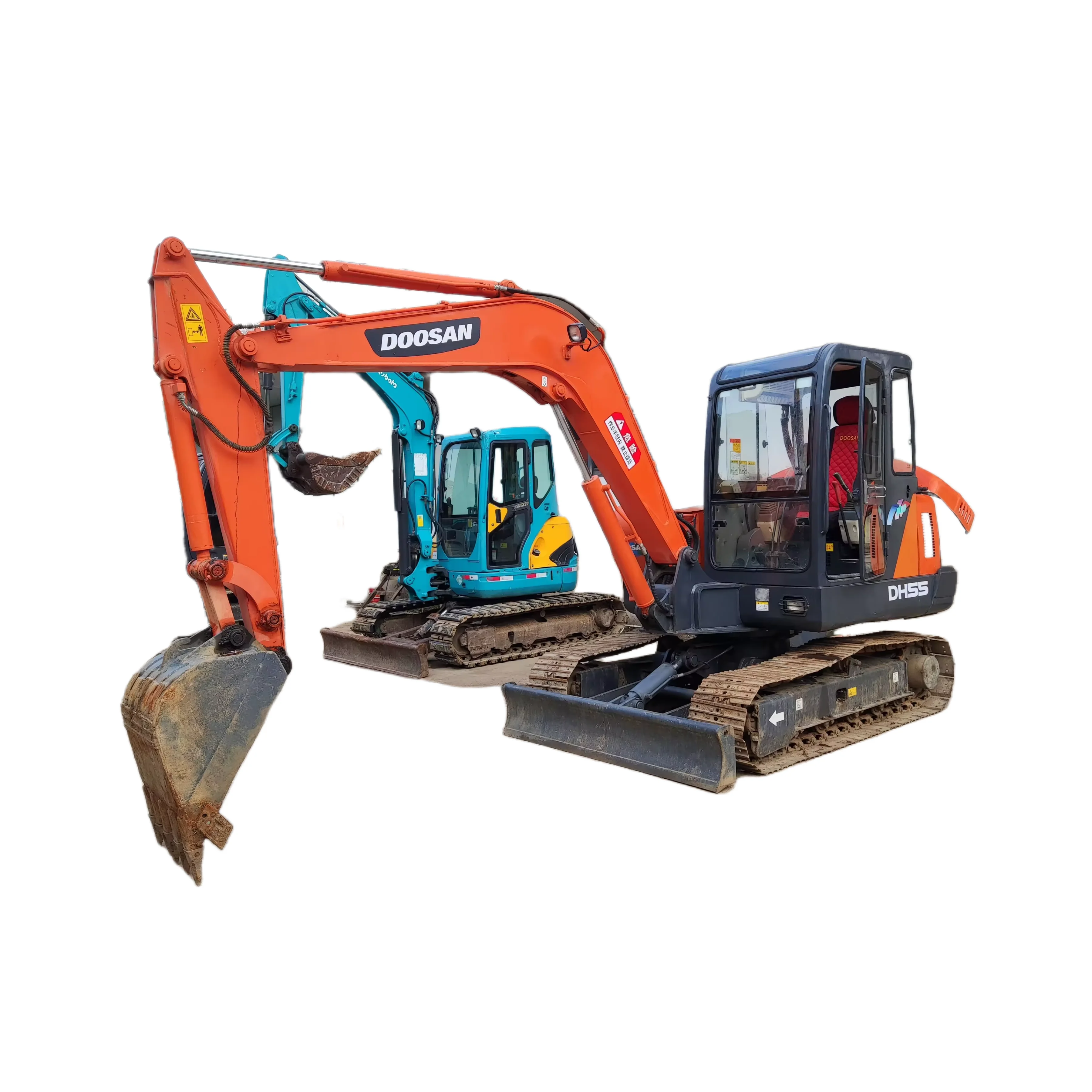 Used South Korean production Doosan DH55  Mini Excavator with low price Used  DH55 DH60-7 DH70 DH80 digger in good condition