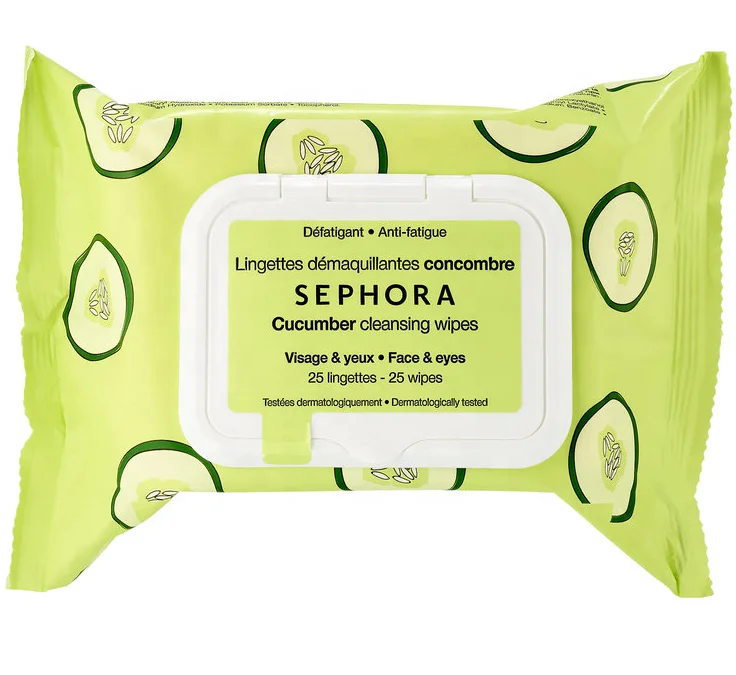 Disposable facial cleansing wet wipes non-irritant skincare  makeup removal wipes