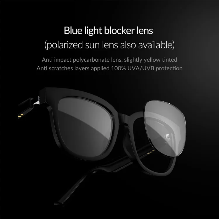 NUMATE HIFI Music Smart Eyewear Glasses Android Gafas Inteligentes Blutooths Call Smart Audio Sunglasses With TWS Headphones