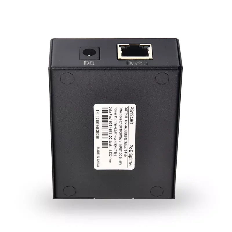 Sdapo 2020 абсолютно новый сплиттер PS1248G 12V 4A на 4 пары стандартный гигабитный PoE