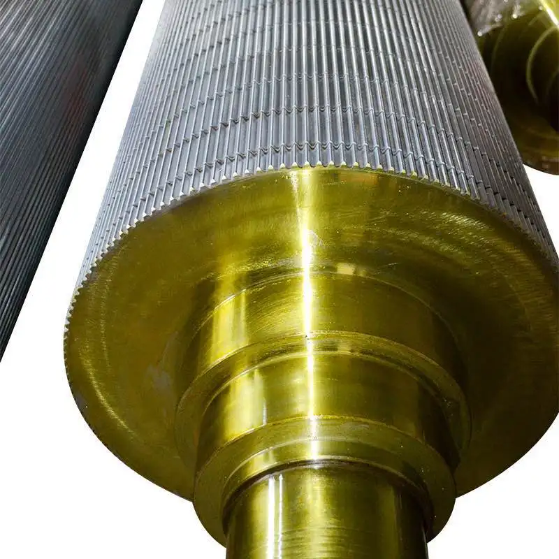 High quality A B C E alloy chromium plating corrugated roller for single-sided machine