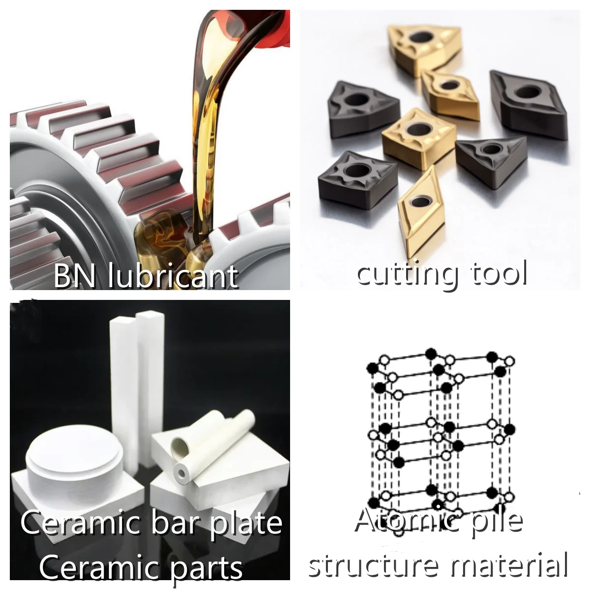 0.3-30μm High Purity Graphite Type Boron Nitride Neutron Radiation Protection