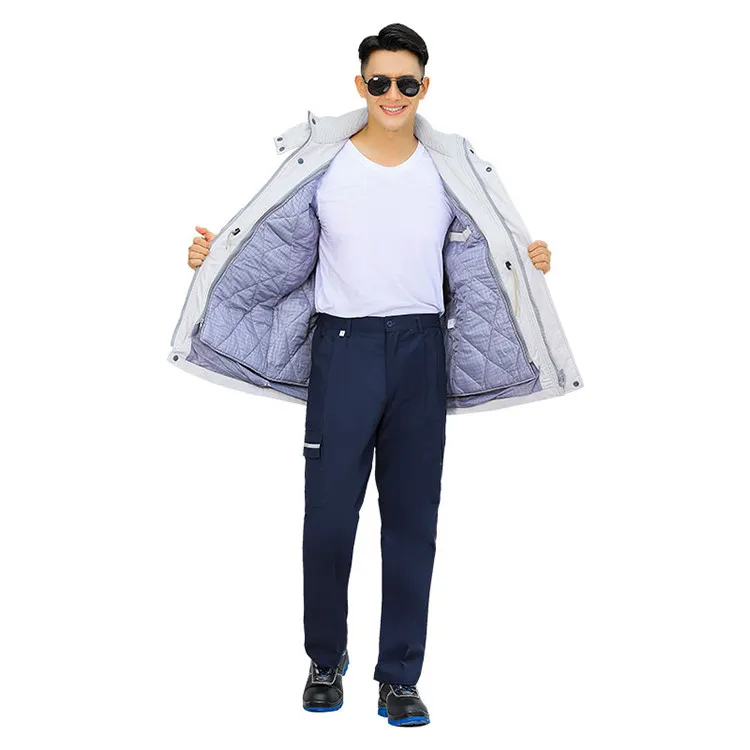 Custom Wholesale Fashion Clothes Anti-static Jacket Safety Labor Workwear Uniforms