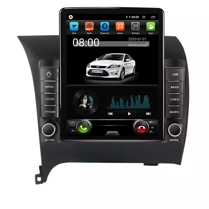 Android 13 IPS  screen Car Video for KIA Forte Cerato 2008-2012 8+128GB DSP GPS BT Stereo 360 camera car radio video player