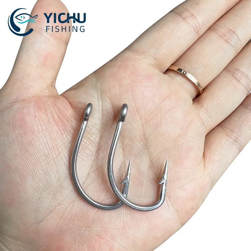 S68 Sea Fishing Circle Hooks Saltwater Live Bait Fishing Hook Stainless Steel powerful sharp Octopus Bass Hook