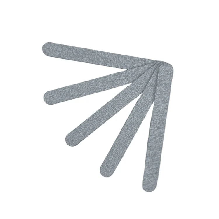 Professional Custom Printing Double Side Emery Zebra Nail File Custom Logo 100/180 Grit Nail File