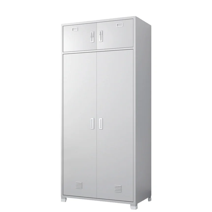 Customized Superior steel storage cabinet Metal 4 door closet Double locker