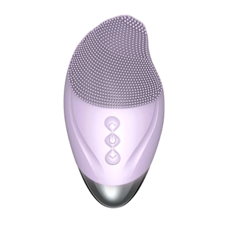 Wholesale Rechargeable Silicone Facial Cleanser Massager Electric Facial Washing Instrument Beauty Instrument Pore Cleaner