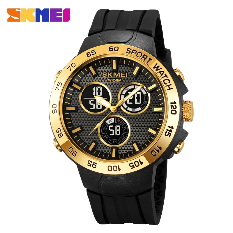 SKMEI 2106 Sport Style Outdoor Men Watch Camouflage PU Waterproof Wristwatches Casual Digital Clock  montre homme