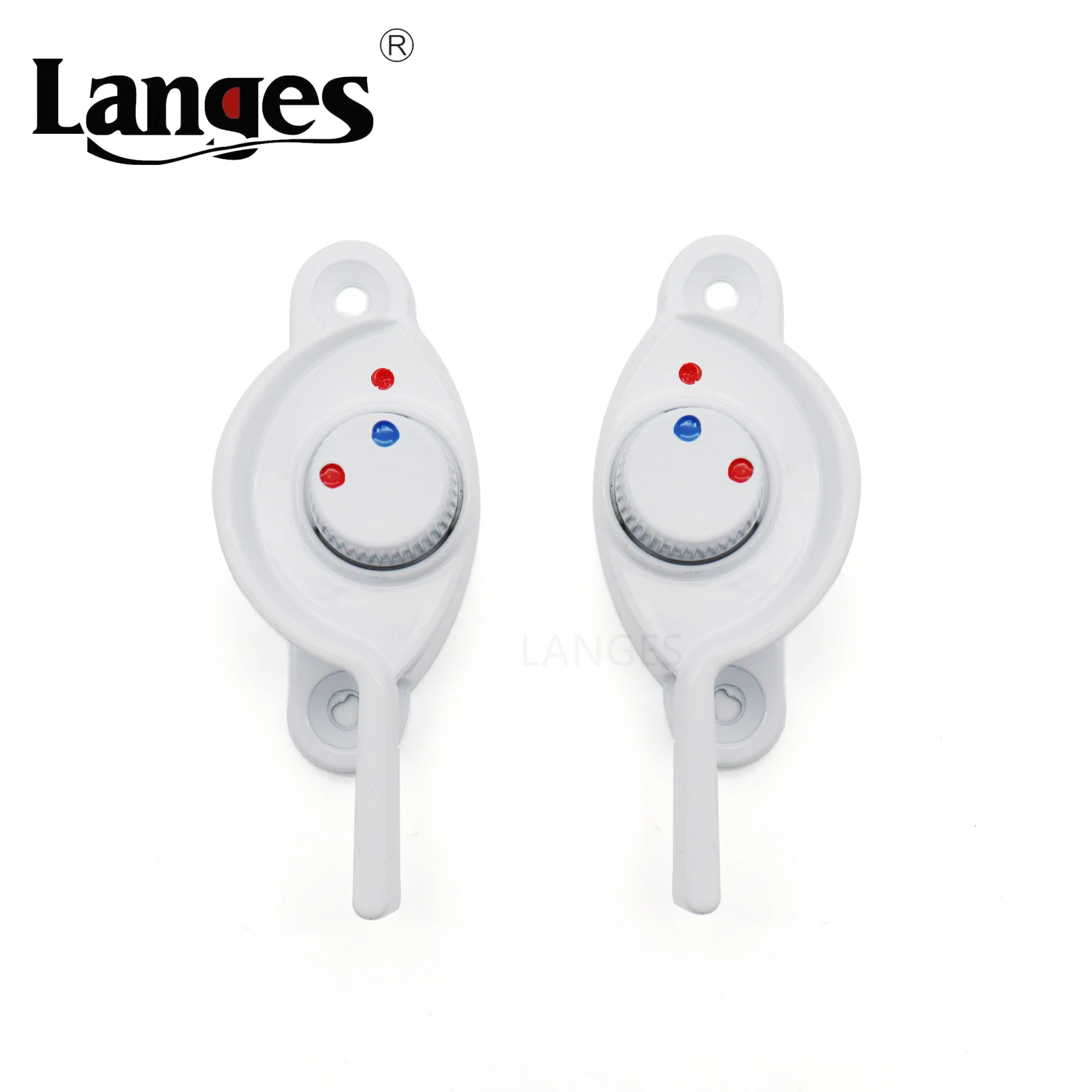 Balcony Kitchen Aluminum Alloy 180 degree Sliding Window Door Universal Latch Sash Fastener Crescent Lock With Keeper