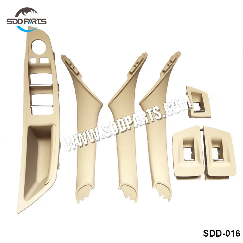 INTERIROR DOOR PULL HANDLE ARMREST PANEL TRIM FOR BMW5 F10 F11 F18  51417225853 51417225854