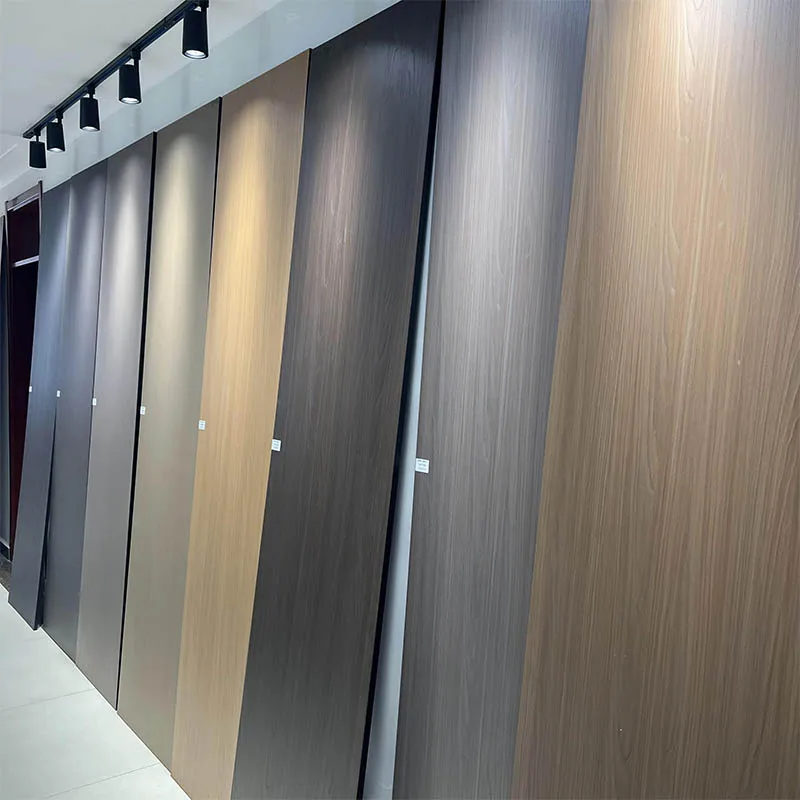 High Quality Wood Grain Color_embossed_synchronized Construction Melamine Plywood For Furniture And Construction Use