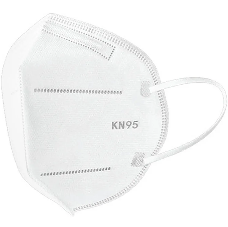 KN95 Disposable Mask Dust Port Safety Protection Belt Metal Band Mascherine FFP2 White Medical Face Mask