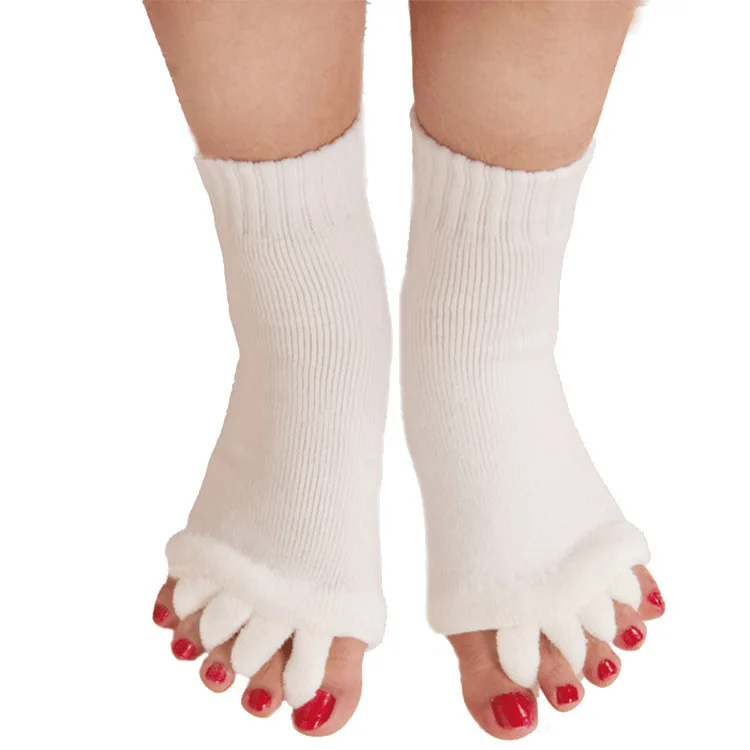 Health Care Massage Open Toe Socks Correction Thumb Japan Toe Separator Yoga Socks