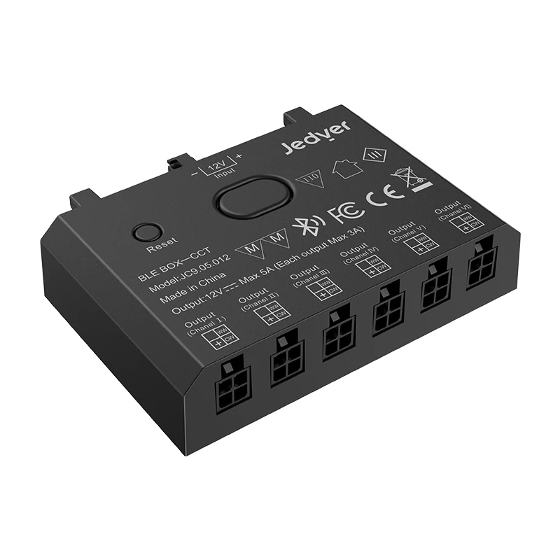 Jedver IC007 мульт-белый синхронный 6-портовый модуль умного управления 12 В