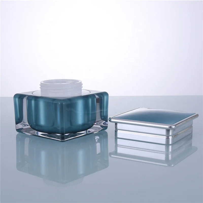 Elegant Custom Logo Cosmetic Packaging Acrylic Cream Jar and Lotion Bottle