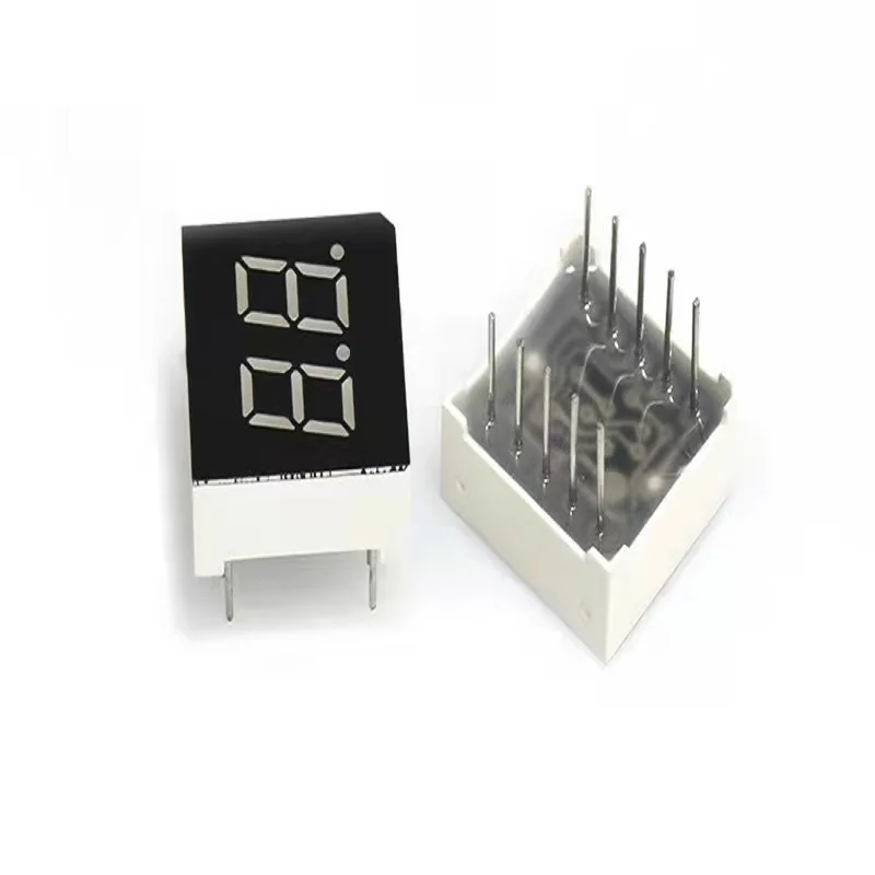 Hot Selling 7 Segment Led Display Outdoor 0.8 Inch Customized Universal Common Cathode Anode 2 Digit 7 Segment Led Display