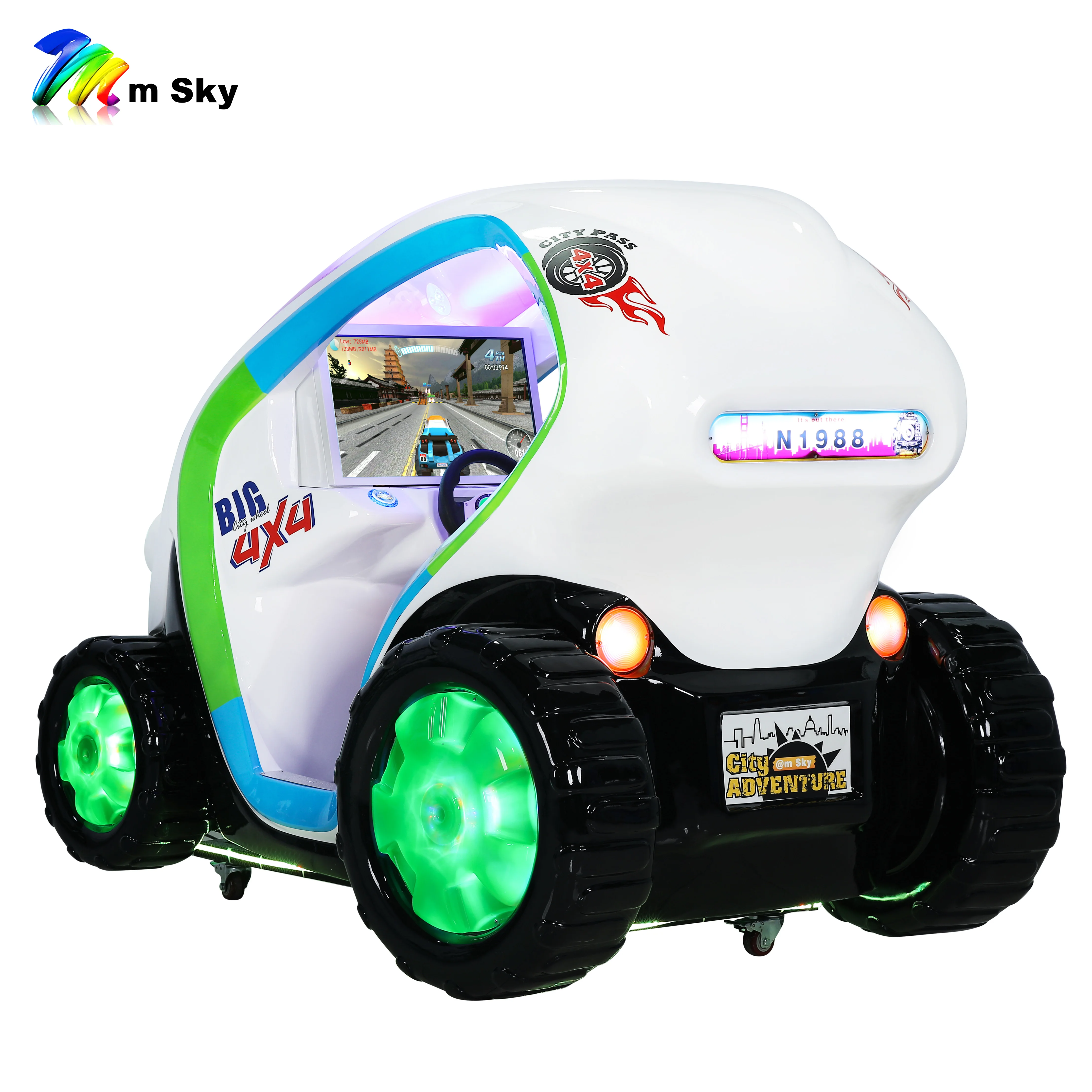 High-end fiberglass indoor Kiddie Rides Coin Operated Arcade Kiddie Swing Kids Video Games Machines for Amusement Children park
