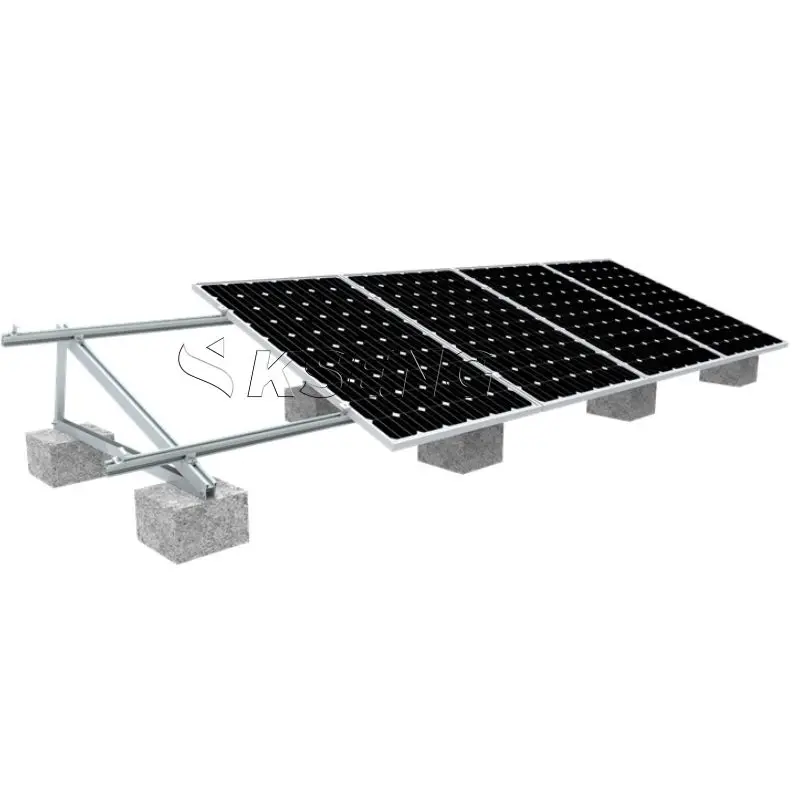 Solar Ballasted Roof Mounting Systems Roof Solar Mounting System Aluminum Solar Mounting System For Flat Roof