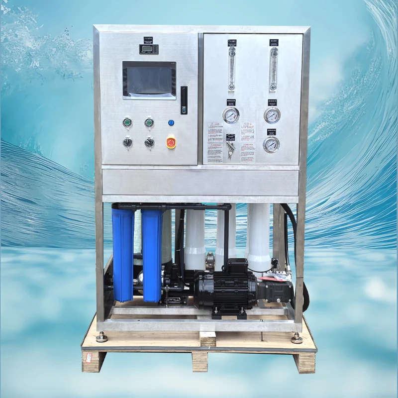 Sea water treatment machinery ro plant manufacturer 98% desalination rate salt filtration water machine purification