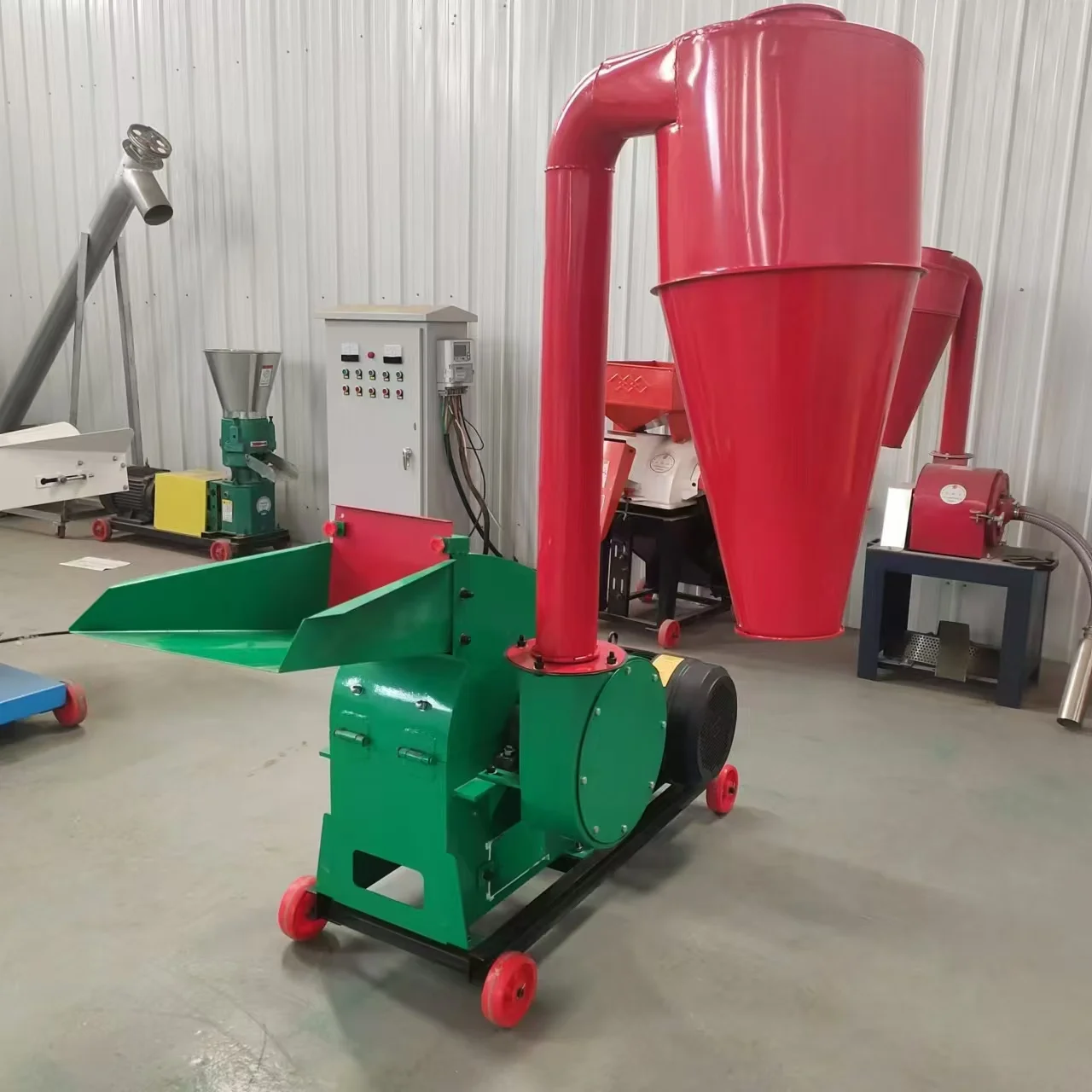 Grain Fodder Grinder Pig Animal Feed Crusher Machine Hammer Mill
