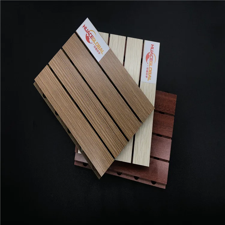 
environmental groove wooden acoustic panels for auditorium decorative wooden sound insulation acoustic panel 