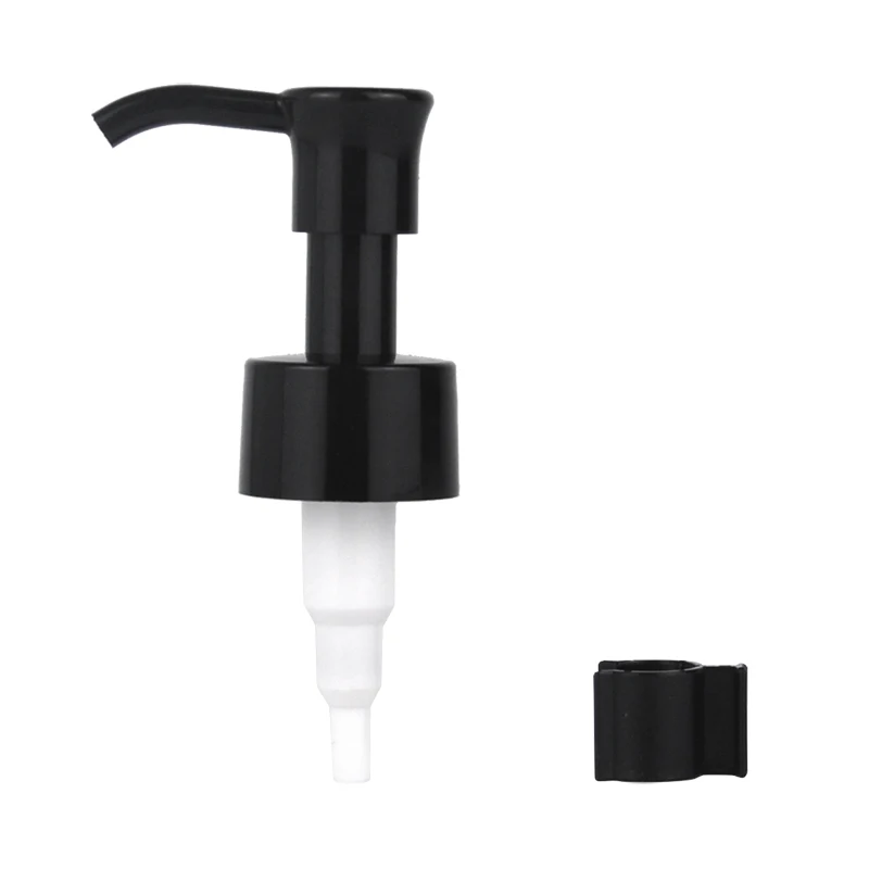 Manufactory 28 410 Shampoo Pump Soap Dispenser Oil Pump Black White Plastic Lotion Pump With Clip