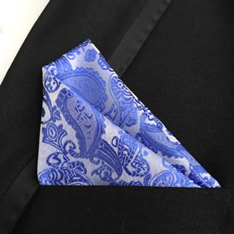 Printing Pattern Handkerchief Matching Floral Ties Printed Pocket Square for Male Female Party Outdoor