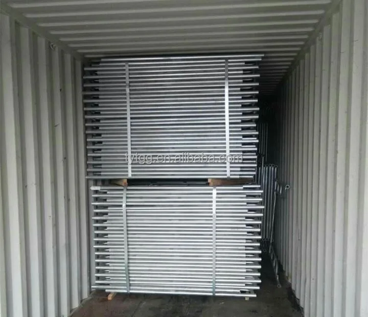 Hot Dipped Galvanized Layher Concrete Steel Rapid Scaffolding Quickstage Quick Lock HDG Portable Heavy Duty H Frame Scaffold