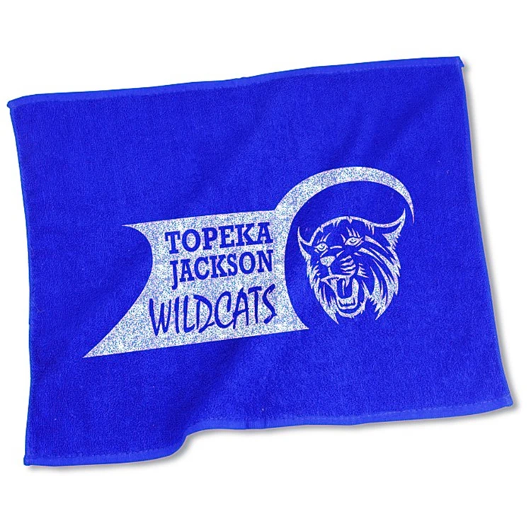 cheap custom printed sports rally towel cotton spirit rally towel
