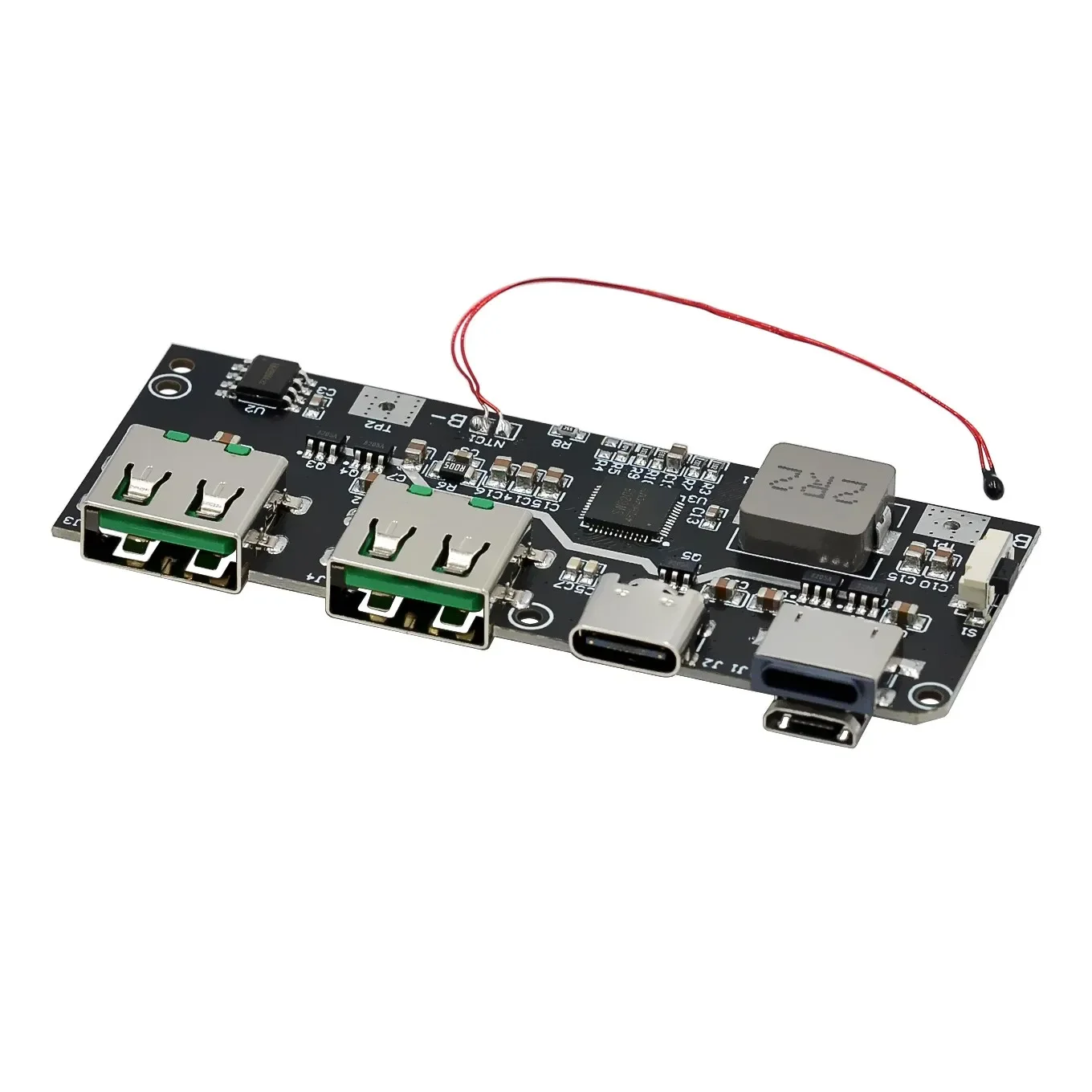 QC3.0 LED 5ports USB 5V  22.5W Micro/Type-C USB  Charging Module Temperature / Circuit Protection