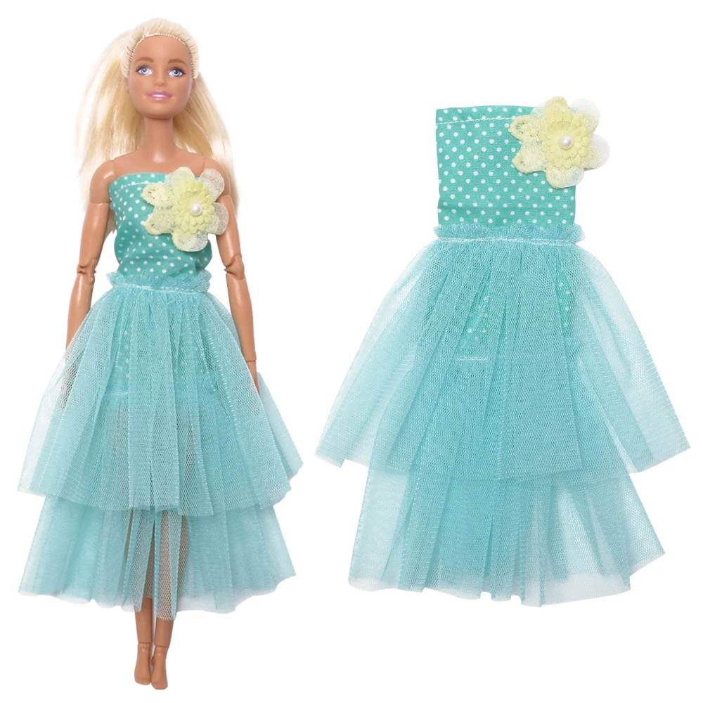 
Princess Doll Fashion Outfit Handmade Daily T-shirt Shorts Clothes For Barbie Doll Noble Dinner Party Dress Accessories 