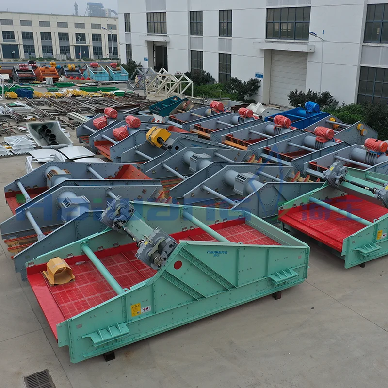 Haiwang scalping screen linear vibrating screen vibratory screener sifter machine machine sand screening plant