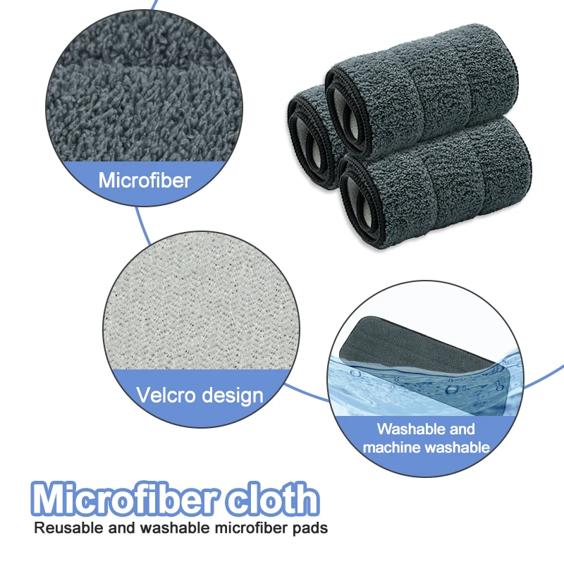Spray Mop for Floor Cleaning Floor Mops with Washable Pads Wet Jet