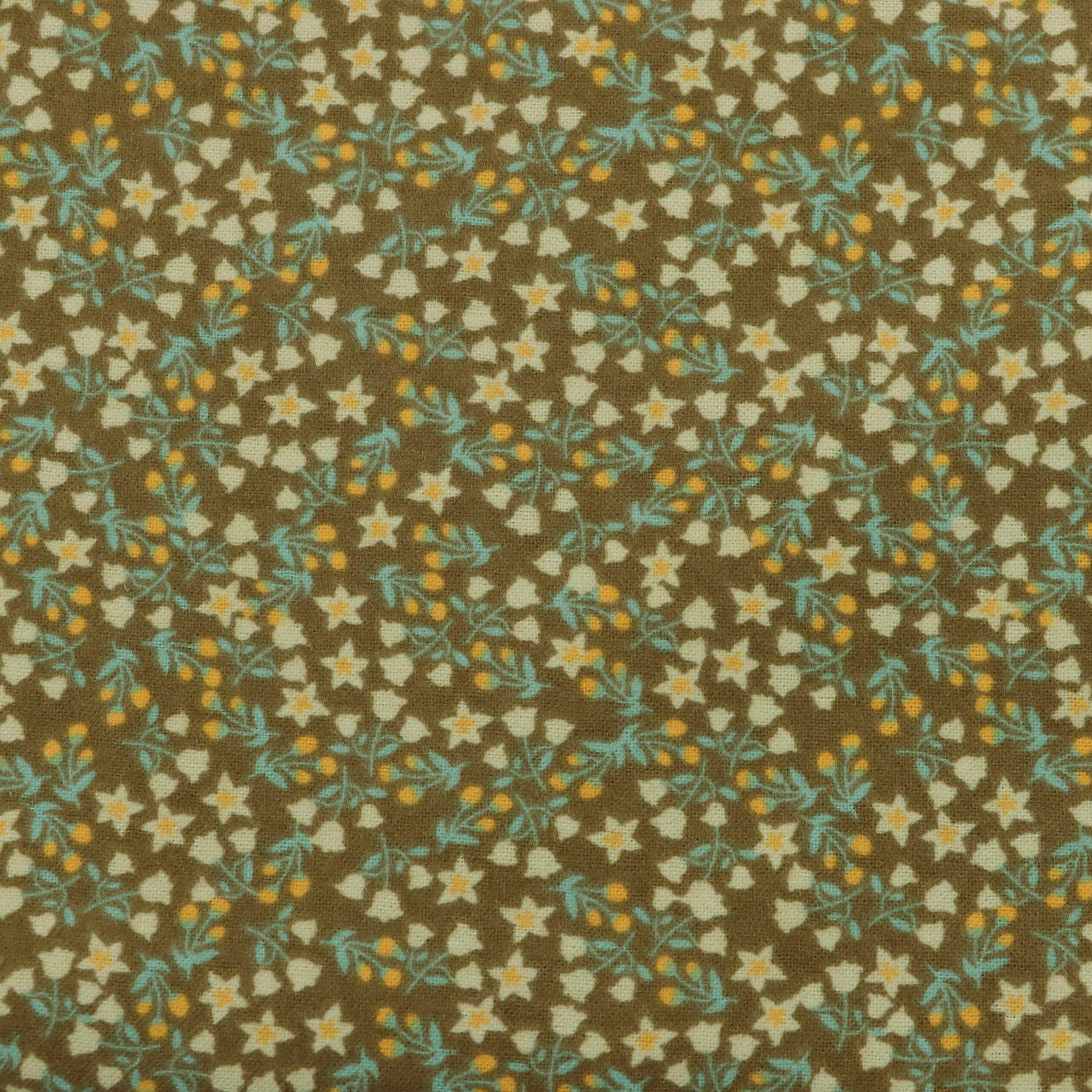 Spot sale of active printed soft single sided cotton wool flannel printing fabric for women children dress