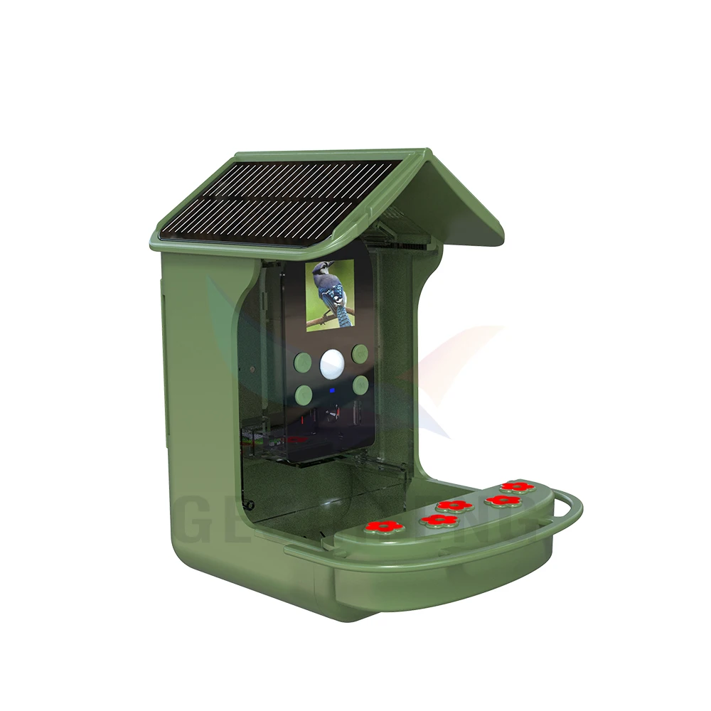 Outdoor Garden Wildlife Camera Bird Feeder Camera AI Recognize Bird Species Smart Bird Feeder with Camera